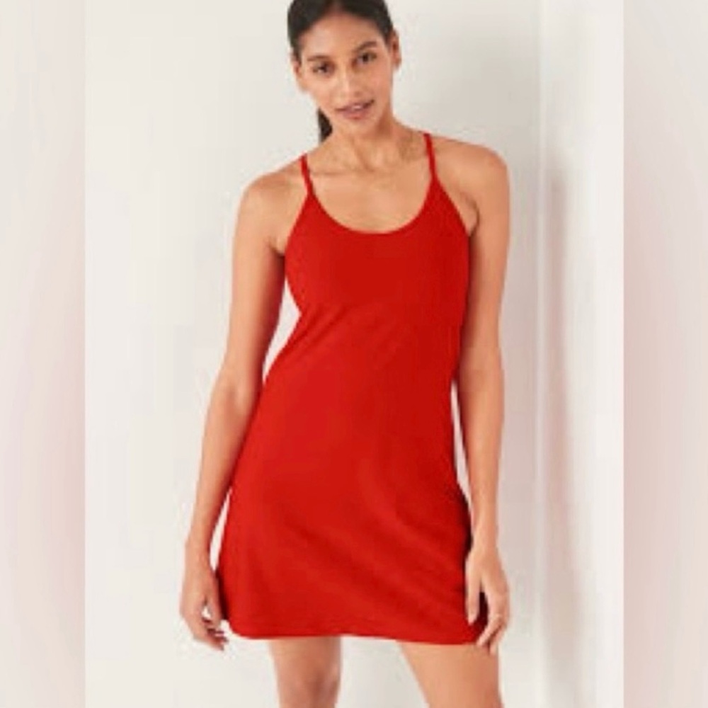 NWT Old Navy Active Powersoft Red Athletic Dress